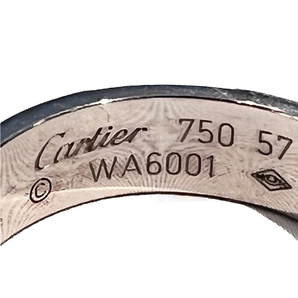 CARTIER 18K White Gold 5.5mm LOVE Ring - Picture 6 of 6